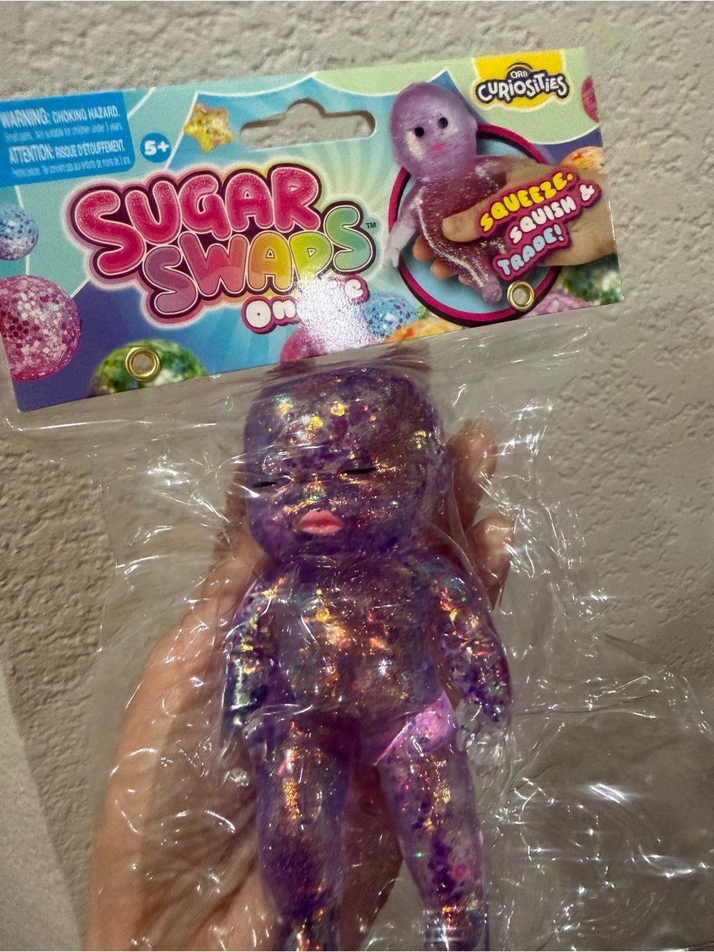 Sugar Swaps Onesie Squishy Baby. Purple. New